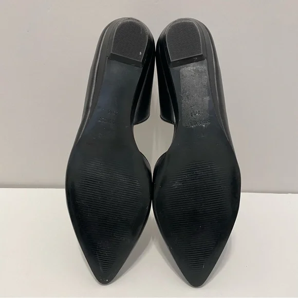 Nine West Saige d'Orsay Women’s Black Ballet Flats Size Size 7.5 Pointed Toe - Picture 15 of 15